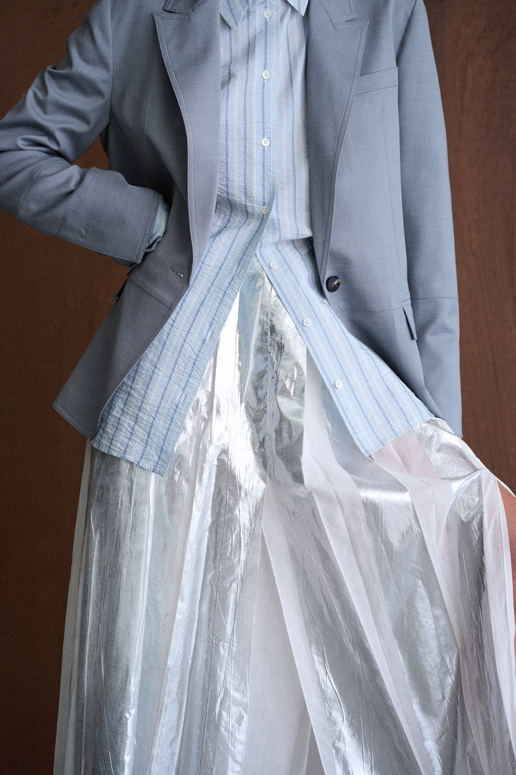 YORK SKIRT - SILVER