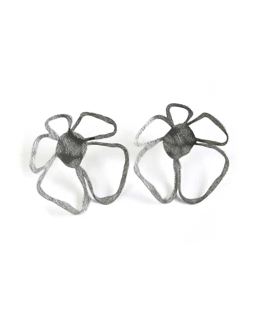 Sakura Earrings - Silver