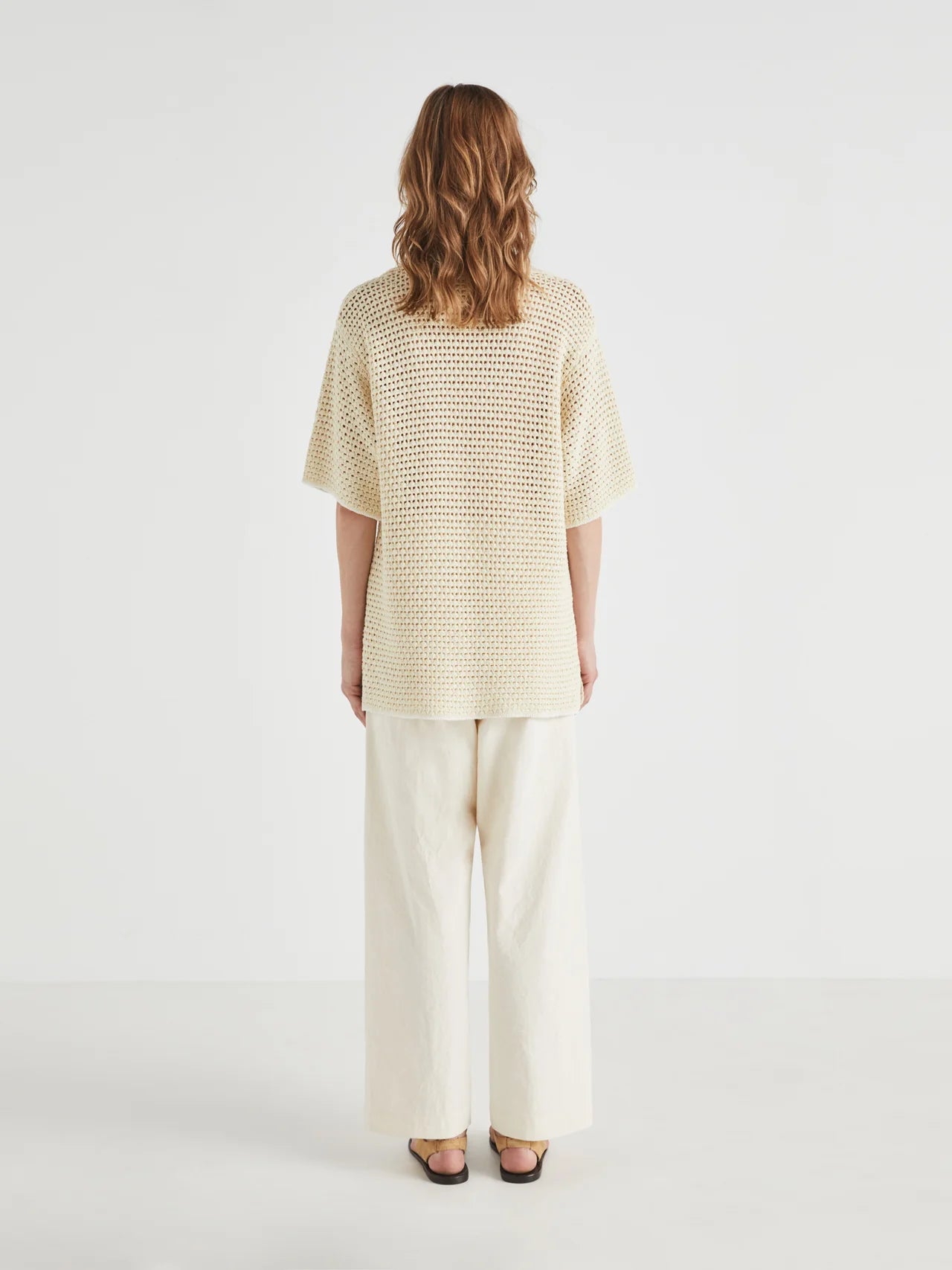 ABREGO TROUSERS - ECRU