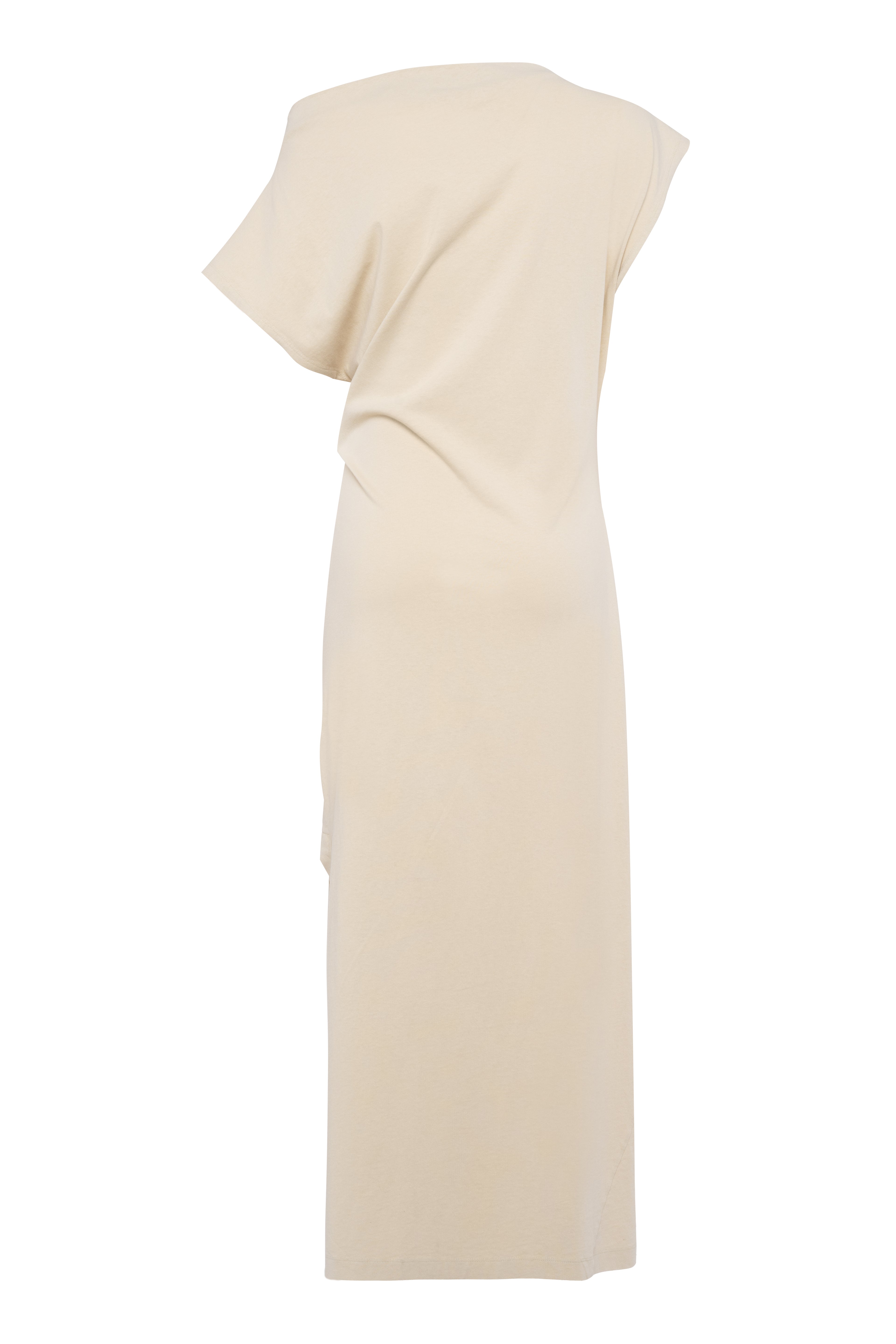 MAURITIUS ASYMMETRIC DRESS - SAND