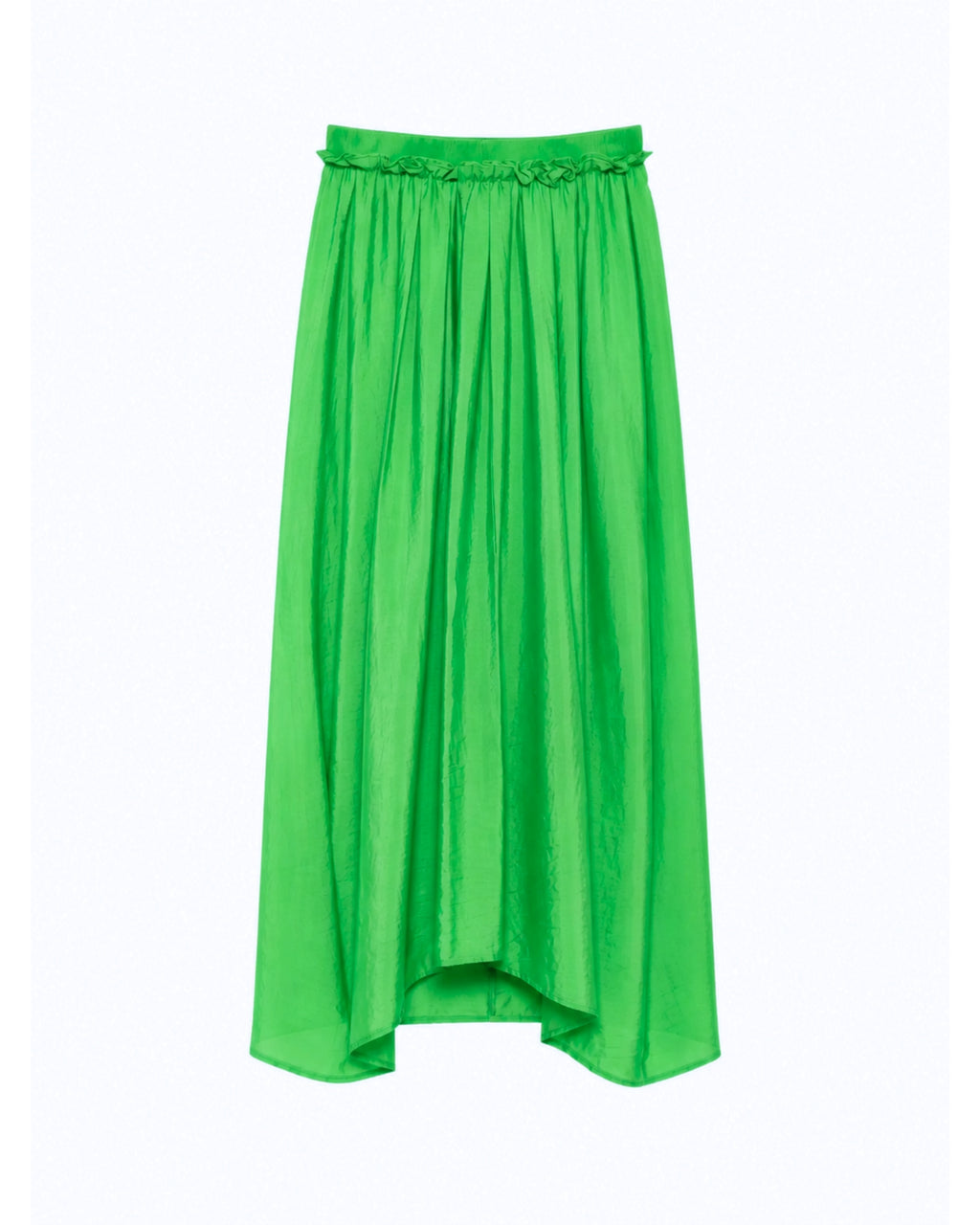 NIRVANA GATHERED SKIRT - APPLE
