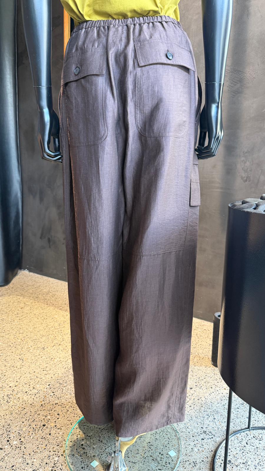 CURRY CARGO PANT - CHOCOLATE