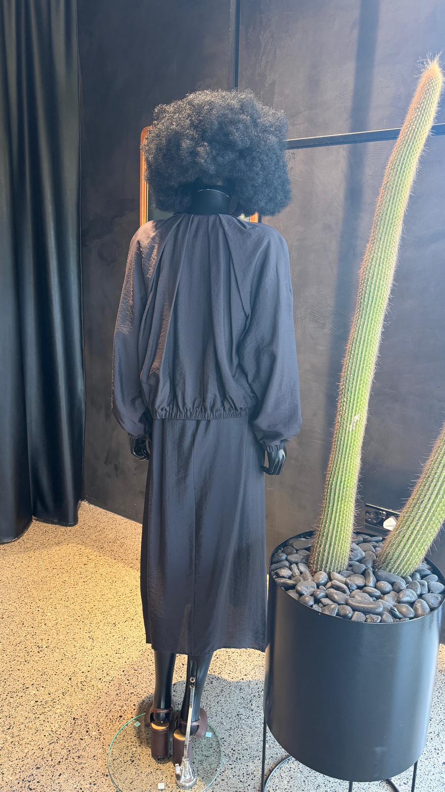 NUBE ZIP JACKET - COFFEE