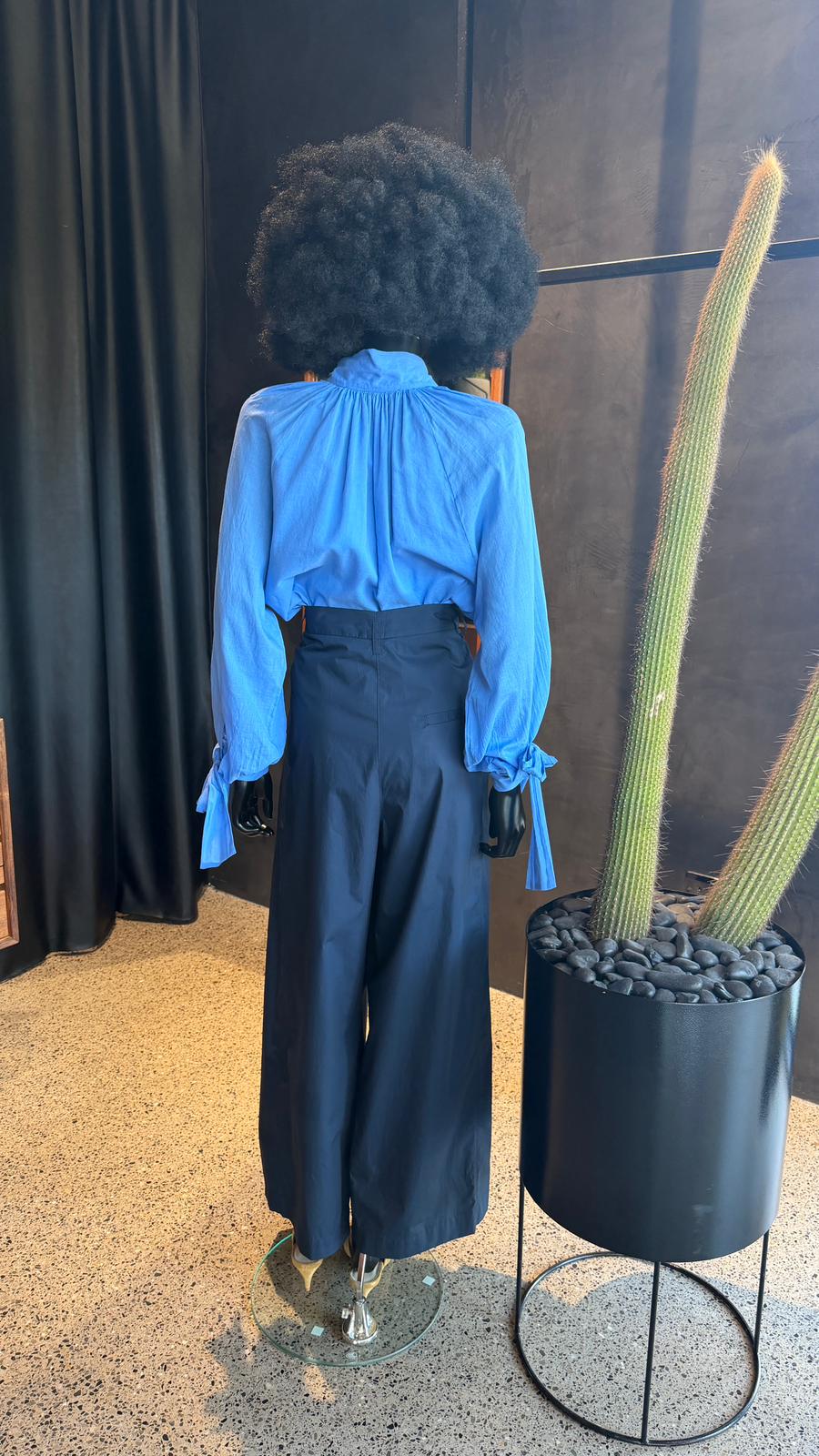 LUCIO DRAWSTRING PANT - NAVY