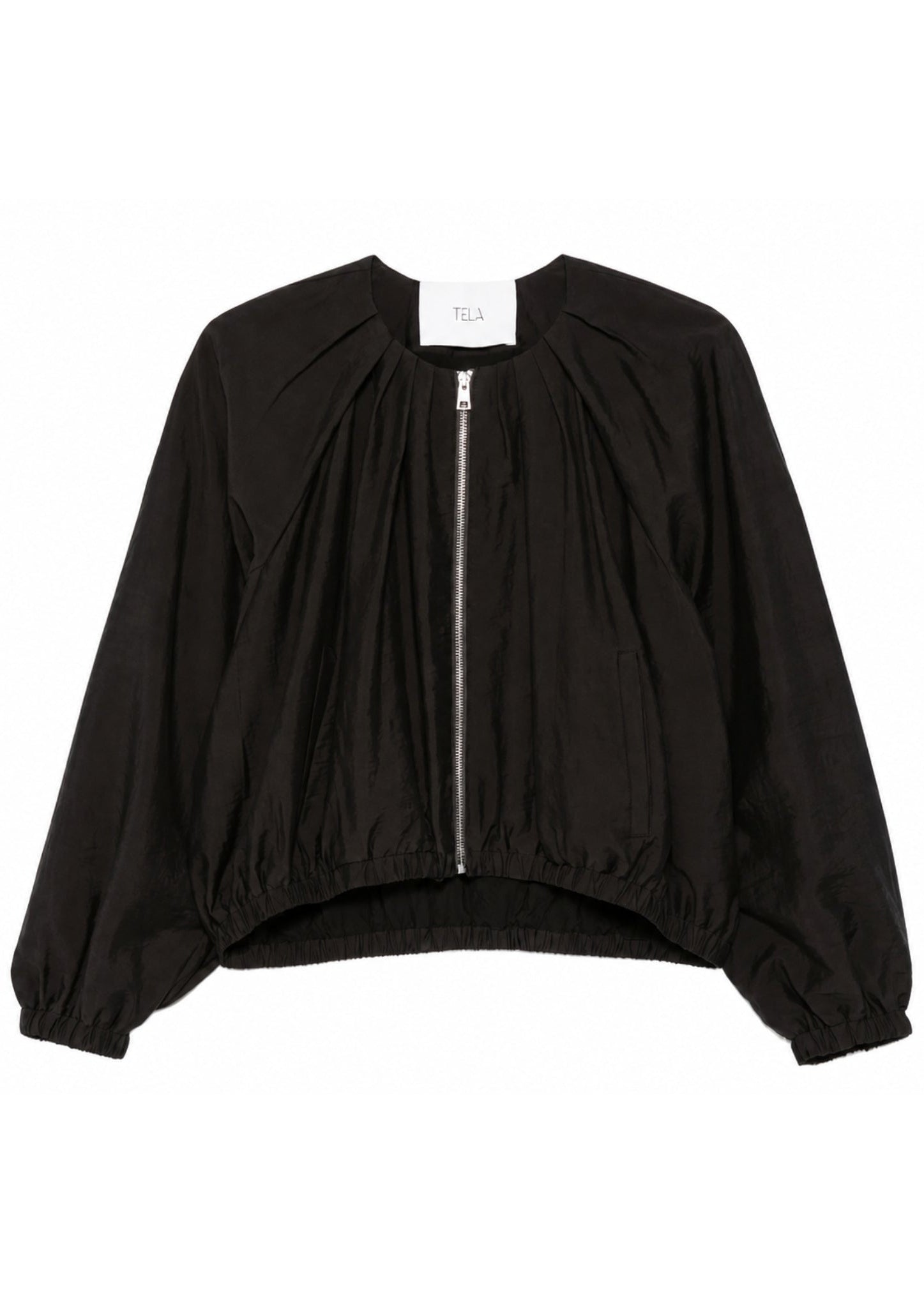 NUBE ZIP JACKET - COFFEE